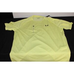 Under Armour Tech 2.0 Loose Fit T-Shirt Men's S Lime Yellow 1345317-743 New